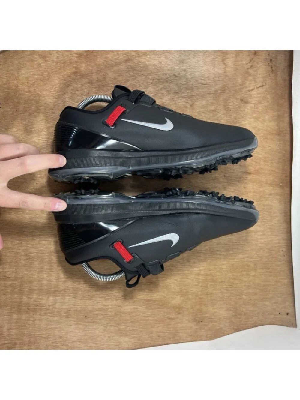 Nike Tiger Woods TW71 Fast Fit Golf Shoes Black CD6300-001 Men Size 8